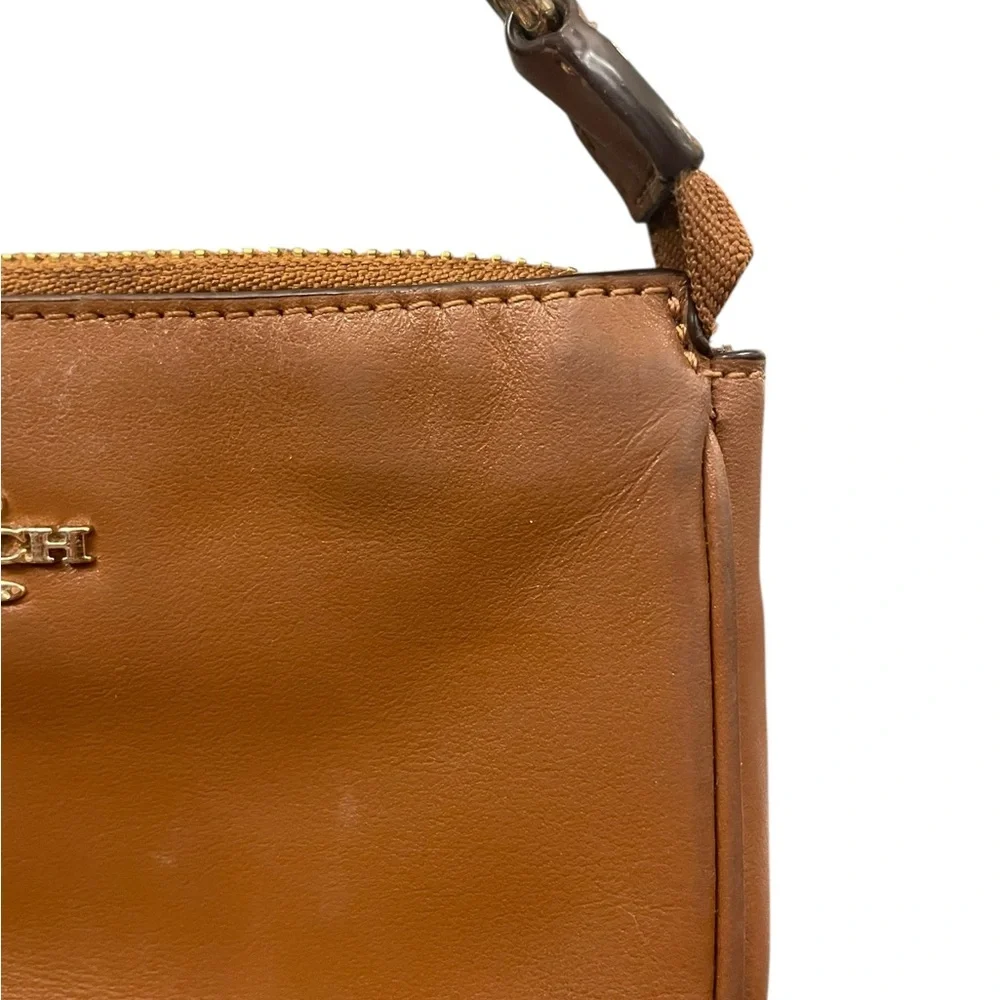 Coach Nolita Small Handbag Tan Gold Chain Y2K Designer Classic Preppy Small - Picture 2 of 14